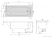 Villeroy & Boch O.Novo Solo wanna prostokątna 170x70 cm biała Weiss Alpin UBA177CAS2V-01